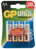 Батарейка  GP Ultra Plus Alkaline 24A(AAA/LR03) FSB4